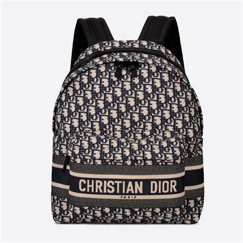 christian dior backpack blue|dior backpack price.